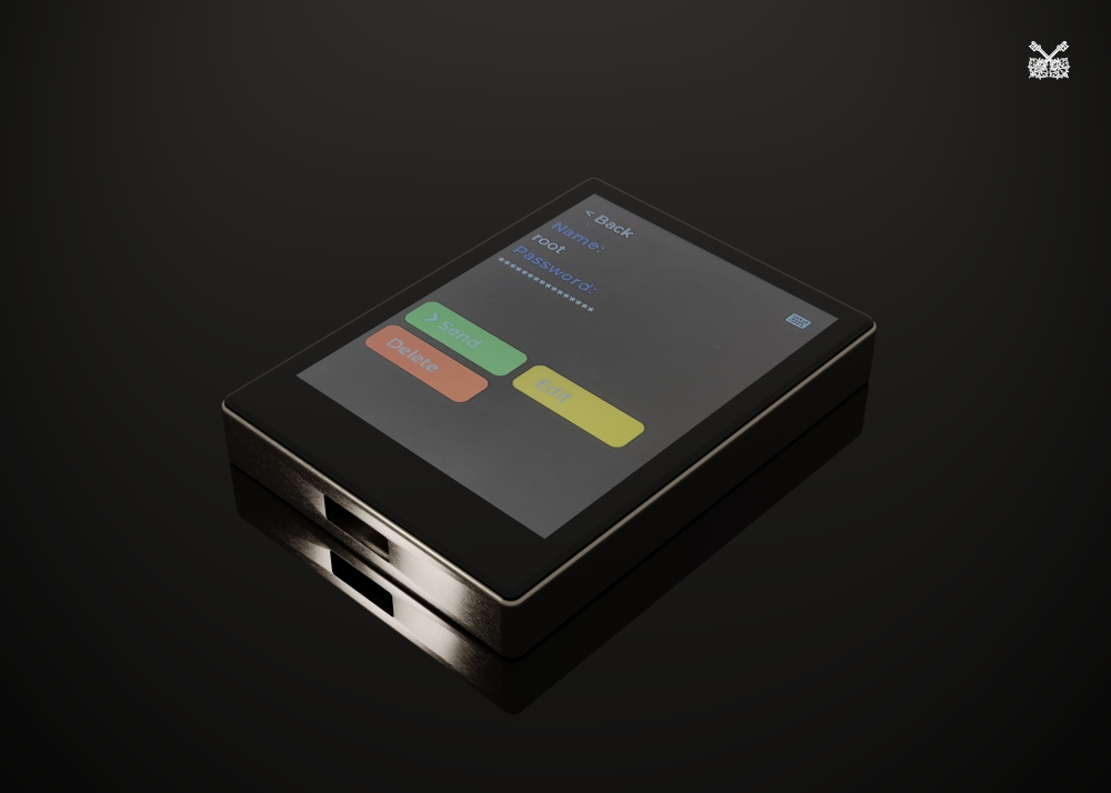 Hardware Password Manager Interface